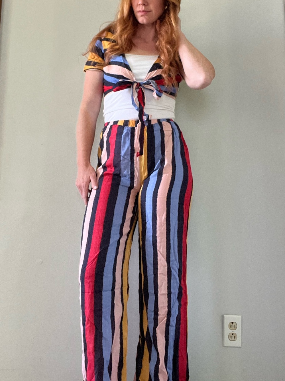 Dress Day | Striped Multicolor Matching Set